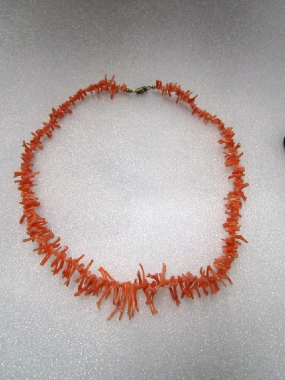 Vintage Spiny Coral Necklace Peach Color FAUX?